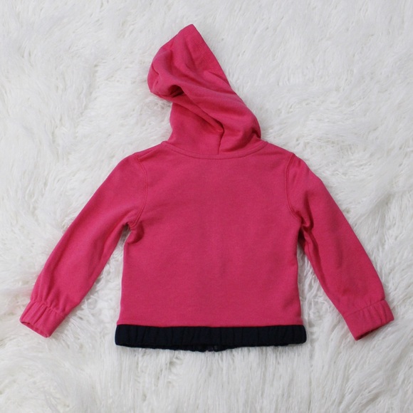 NWT Joe Fresh Toddler Girls Blush Pink Zip Hoodie - Picture 6 of 6